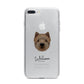 Westiepoo Personalised iPhone 7 Plus Bumper Case on Silver iPhone