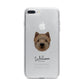 Westiepoo Personalised iPhone 7 Plus Bumper Case on Silver iPhone