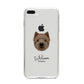Westiepoo Personalised iPhone 8 Plus Bumper Case on Silver iPhone