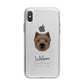 Westiepoo Personalised iPhone X Bumper Case on Silver iPhone Alternative Image 1