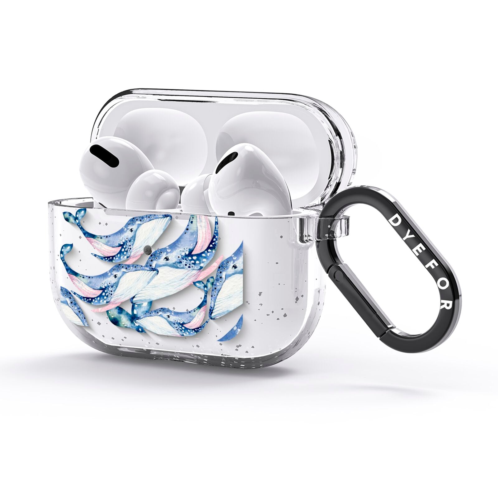 Whale AirPods Glitter Case 3rd Gen Side Image