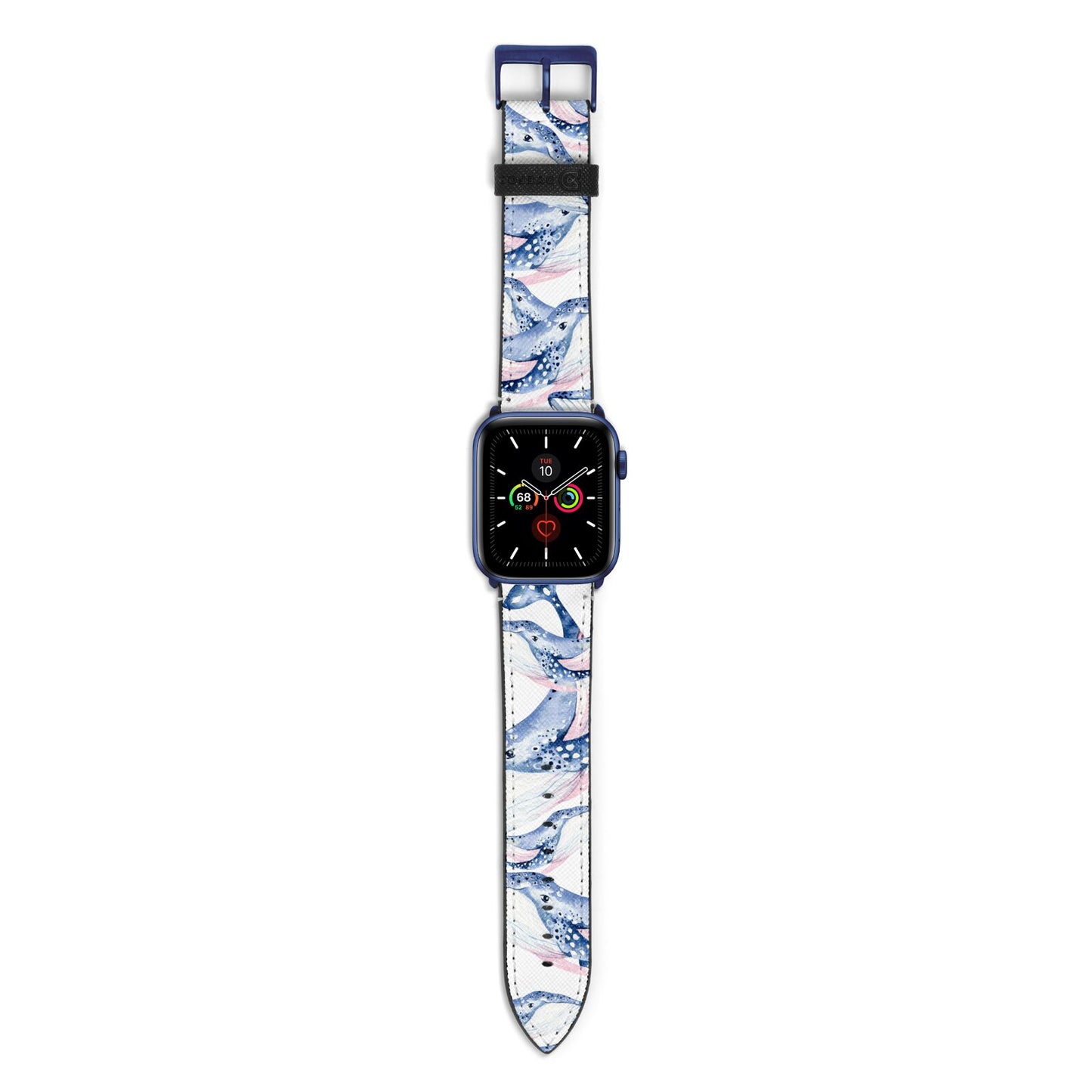 Whale Apple Watch Strap with Blue Hardware