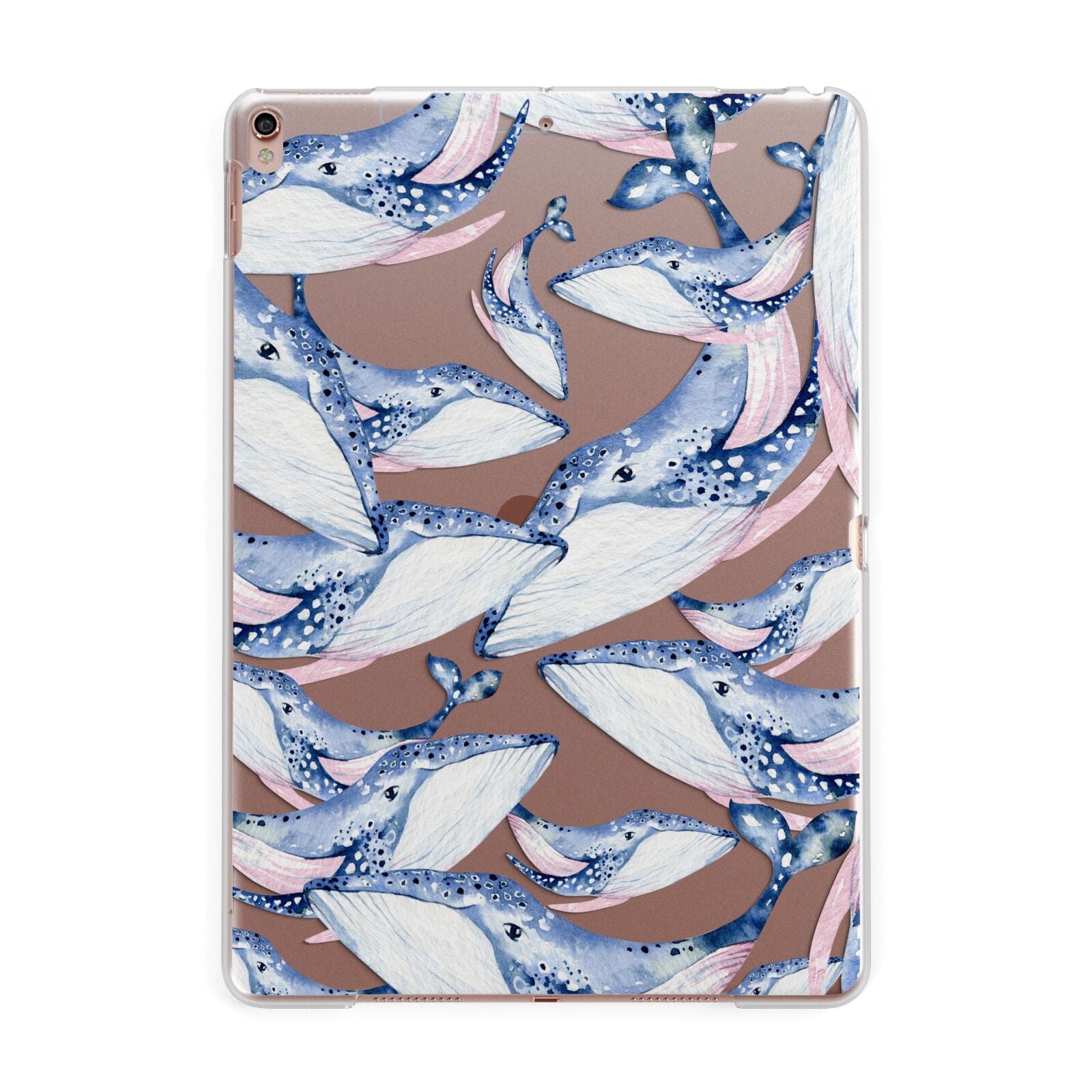 Whale Apple iPad Rose Gold Case
