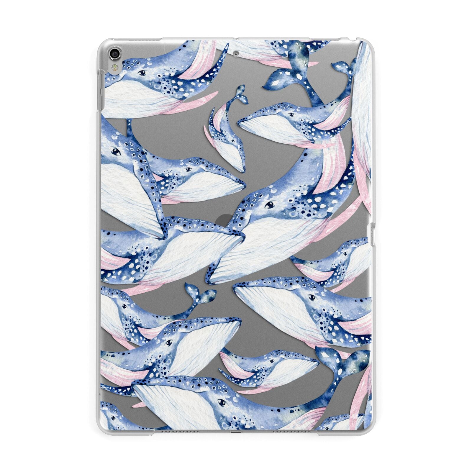 Whale Apple iPad Silver Case