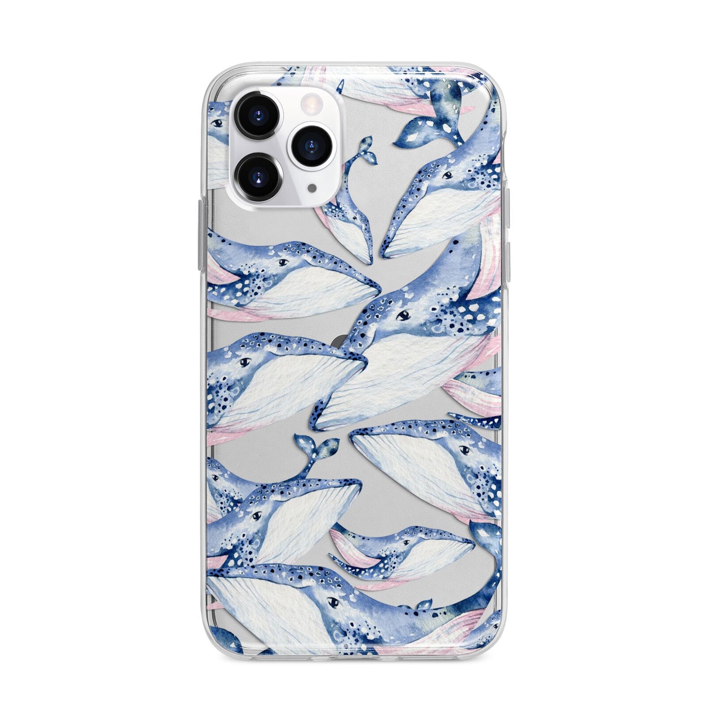 Whale Apple iPhone 11 Pro Max in Silver with Bumper Case