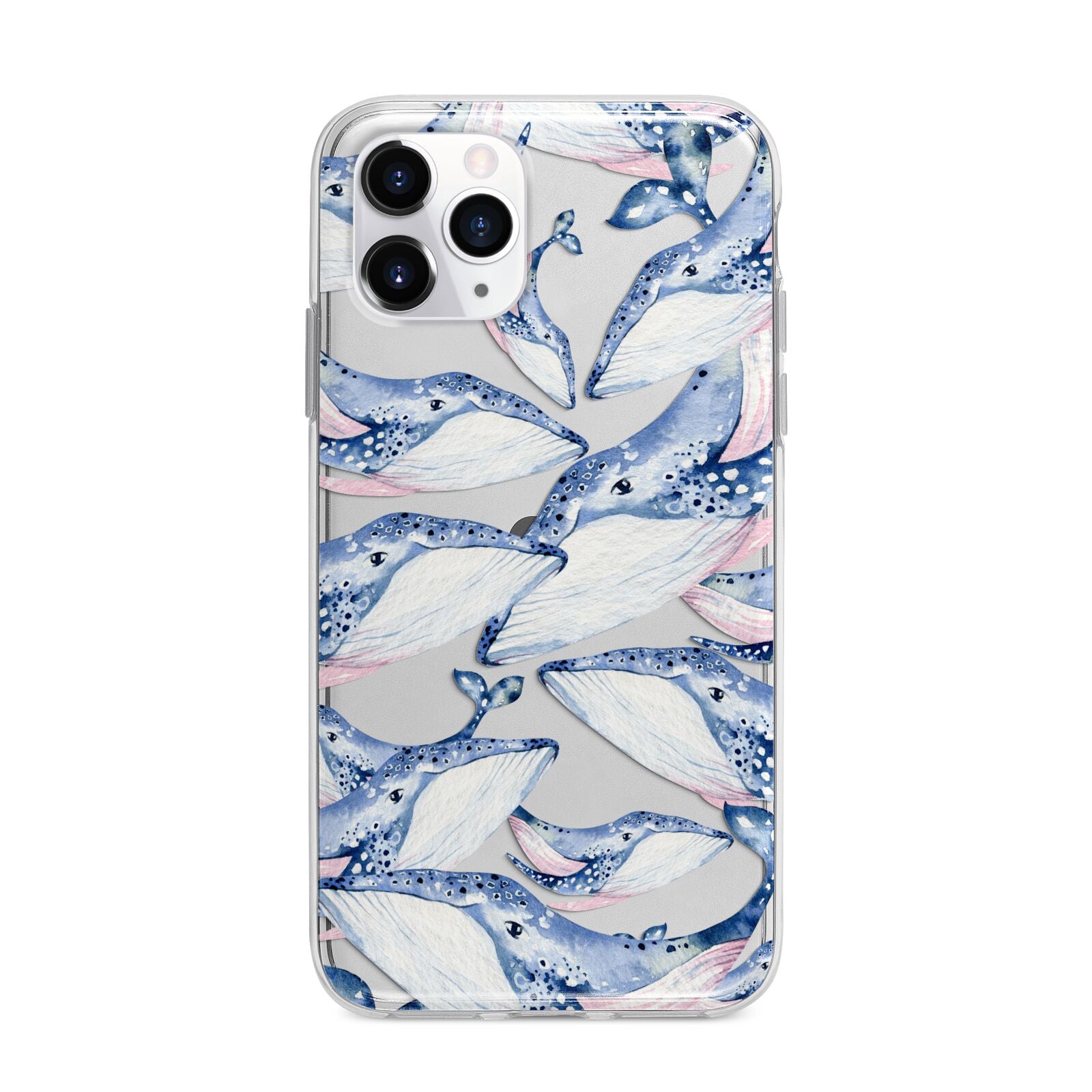 Whale Apple iPhone 11 Pro in Silver with Bumper Case