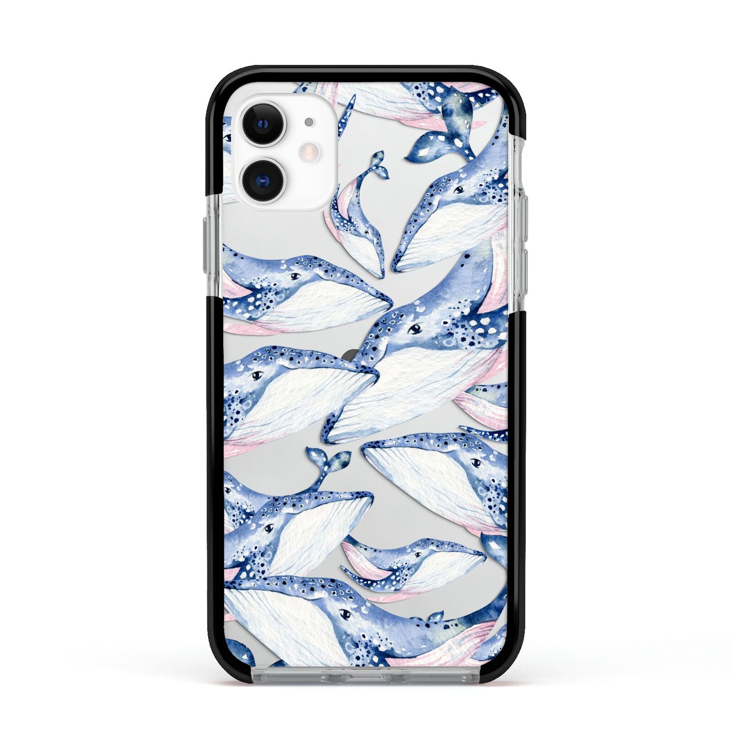 Whale Apple iPhone 11 in White with Black Impact Case