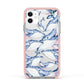 Whale Apple iPhone 11 in White with Pink Impact Case