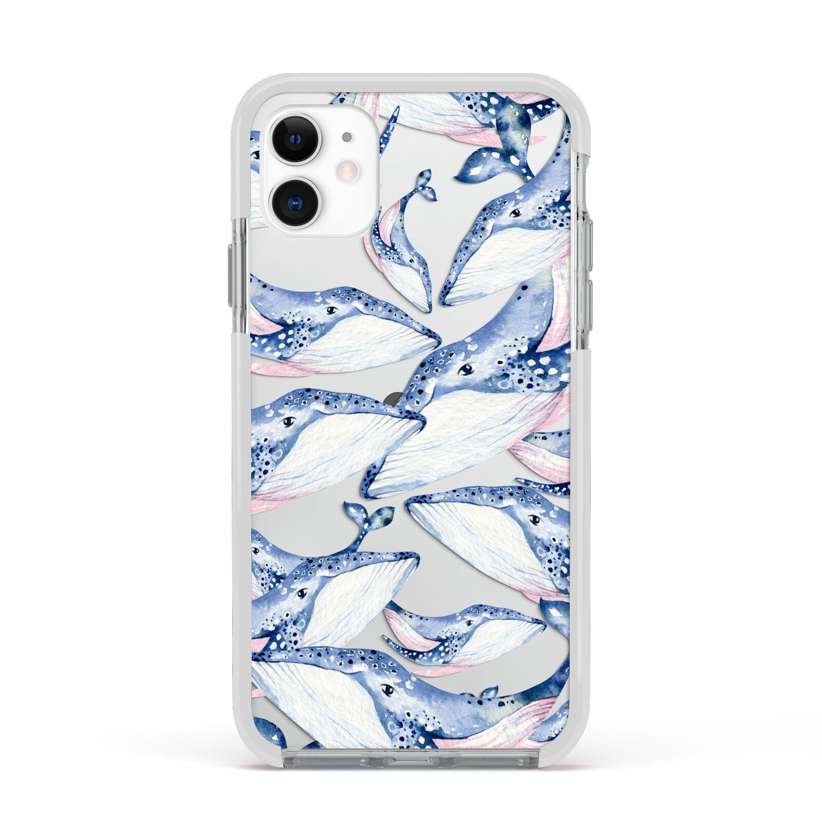 Whale Apple iPhone 11 in White with White Impact Case