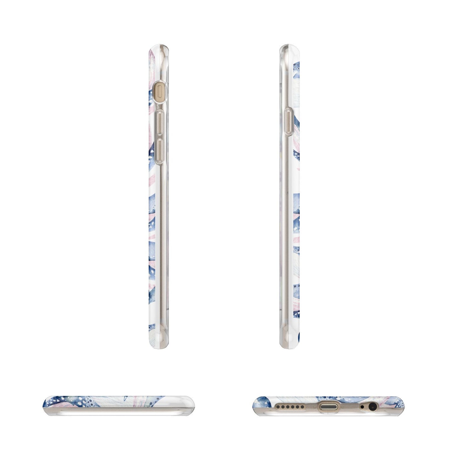 Whale Apple iPhone 6 3D Wrap Tough Case Alternative Image Angles