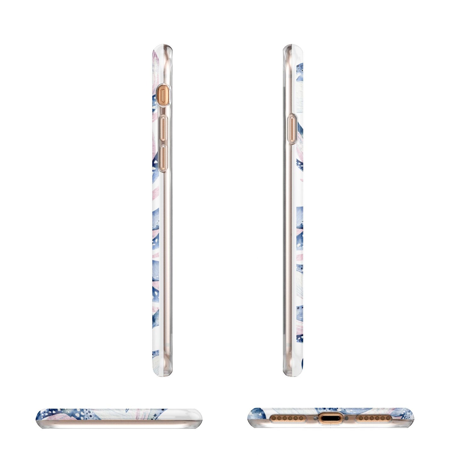 Whale Apple iPhone 7 8 3D Wrap Tough Case Alternative Image Angles