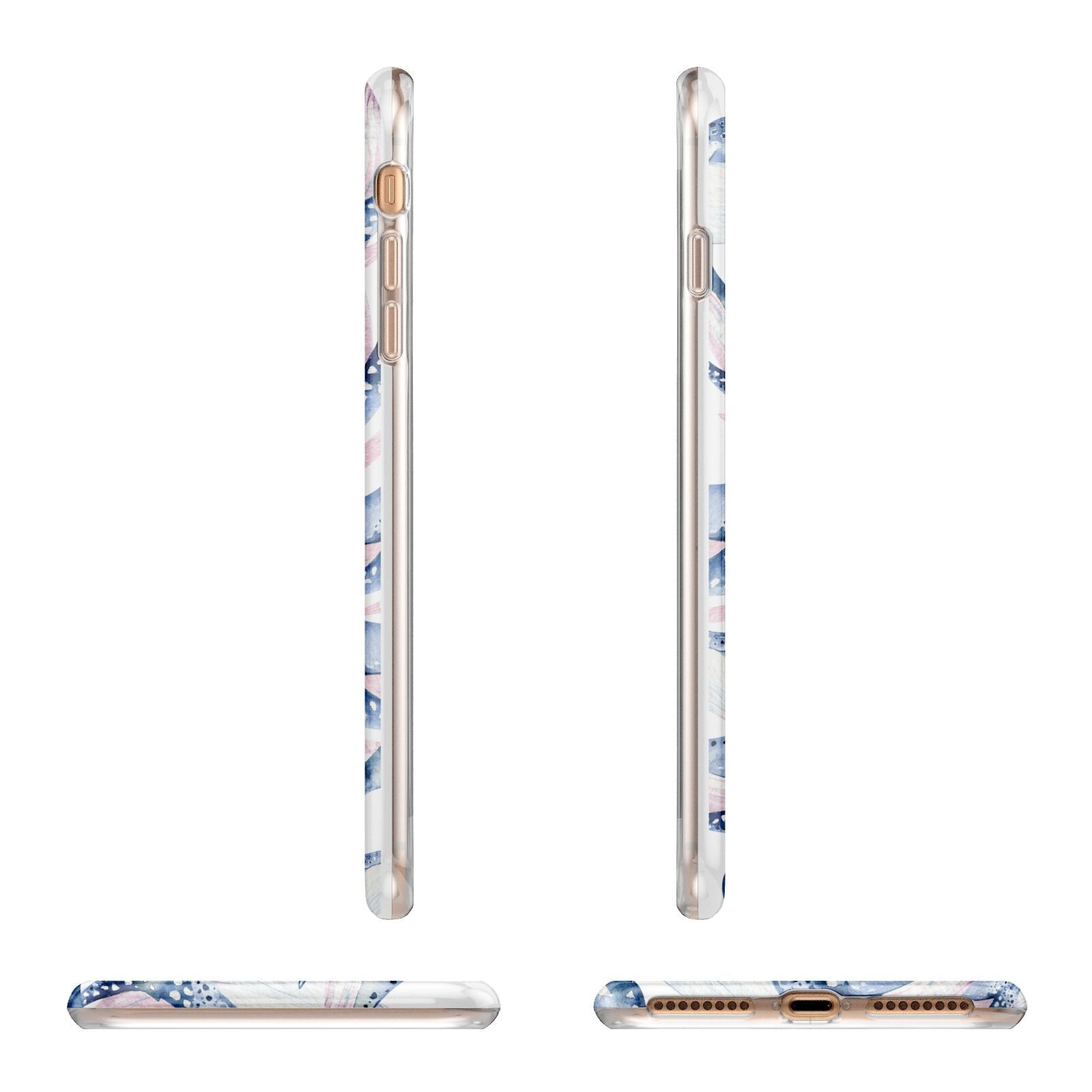 Whale Apple iPhone 7 8 Plus 3D Wrap Tough Case Alternative Image Angles