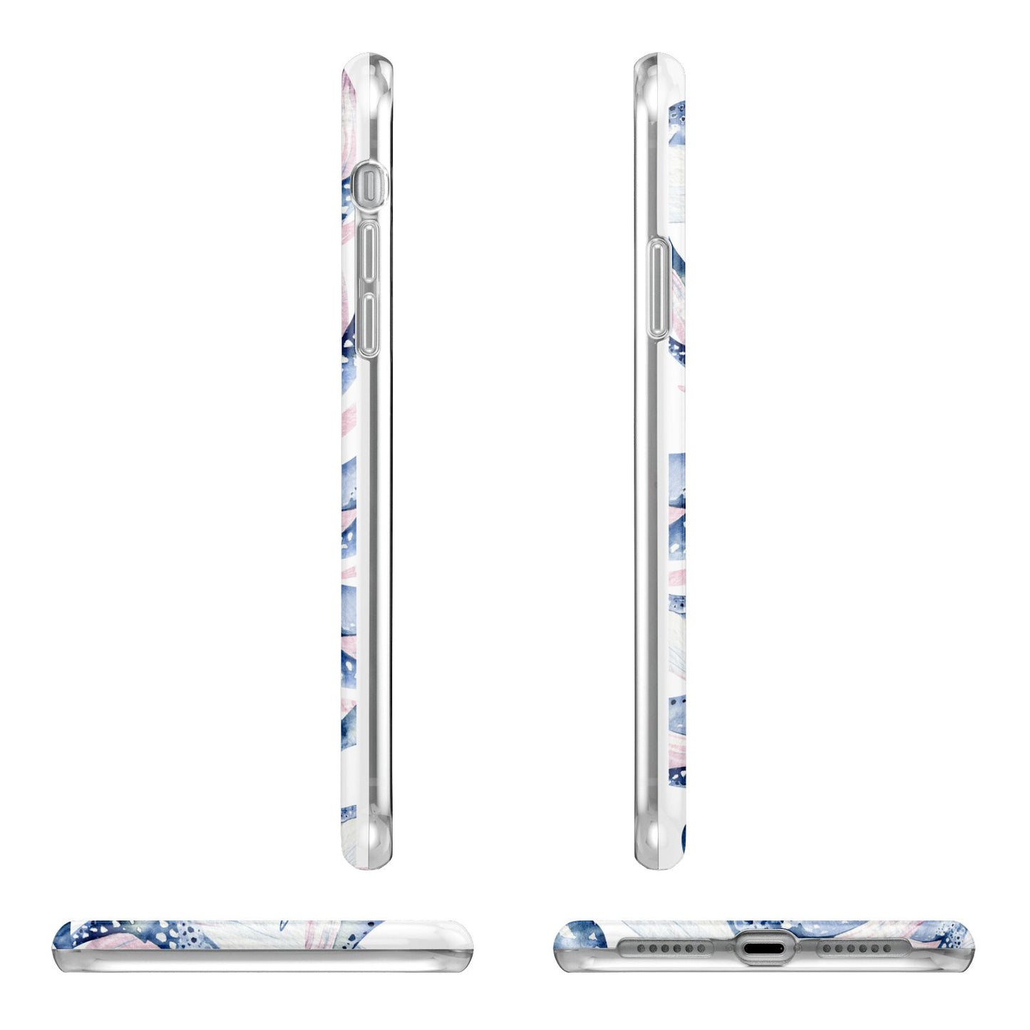 Whale Apple iPhone XR in White with 3D Wrap Tough Case Alternative Image Angles