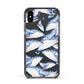 Whale Apple iPhone Xs Impact Case Black Edge on Black Phone