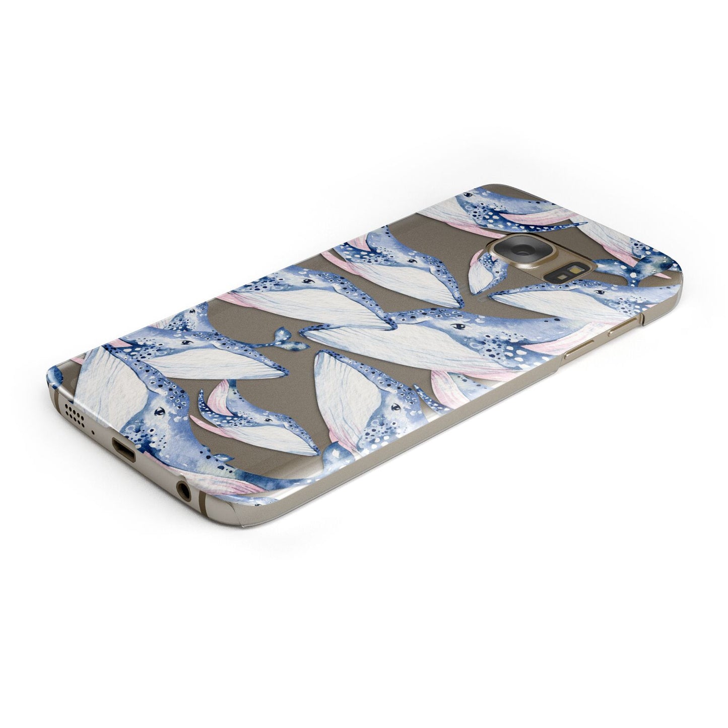 Whale Samsung Galaxy Case Bottom Cutout