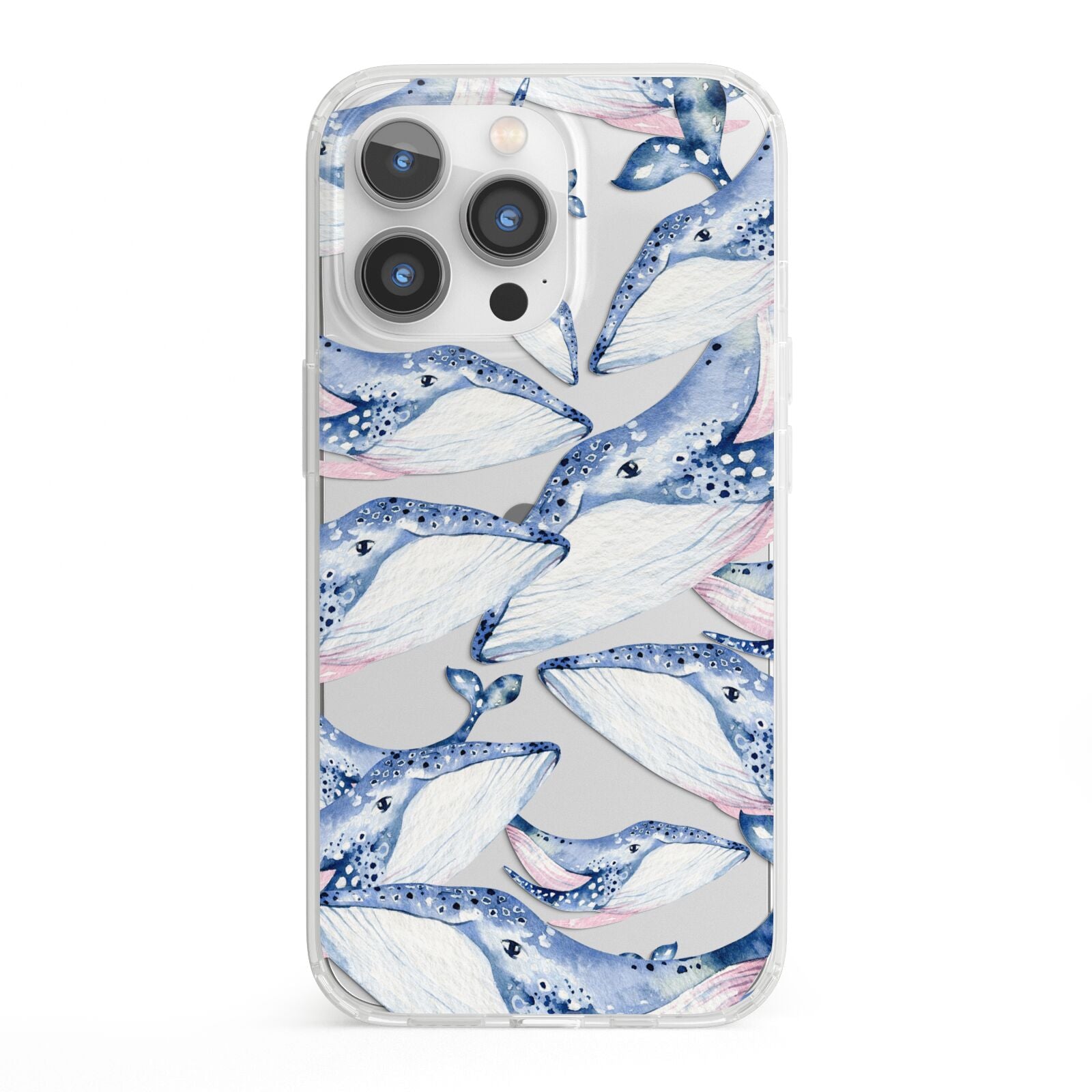 Whale iPhone 13 Pro Clear Bumper Case