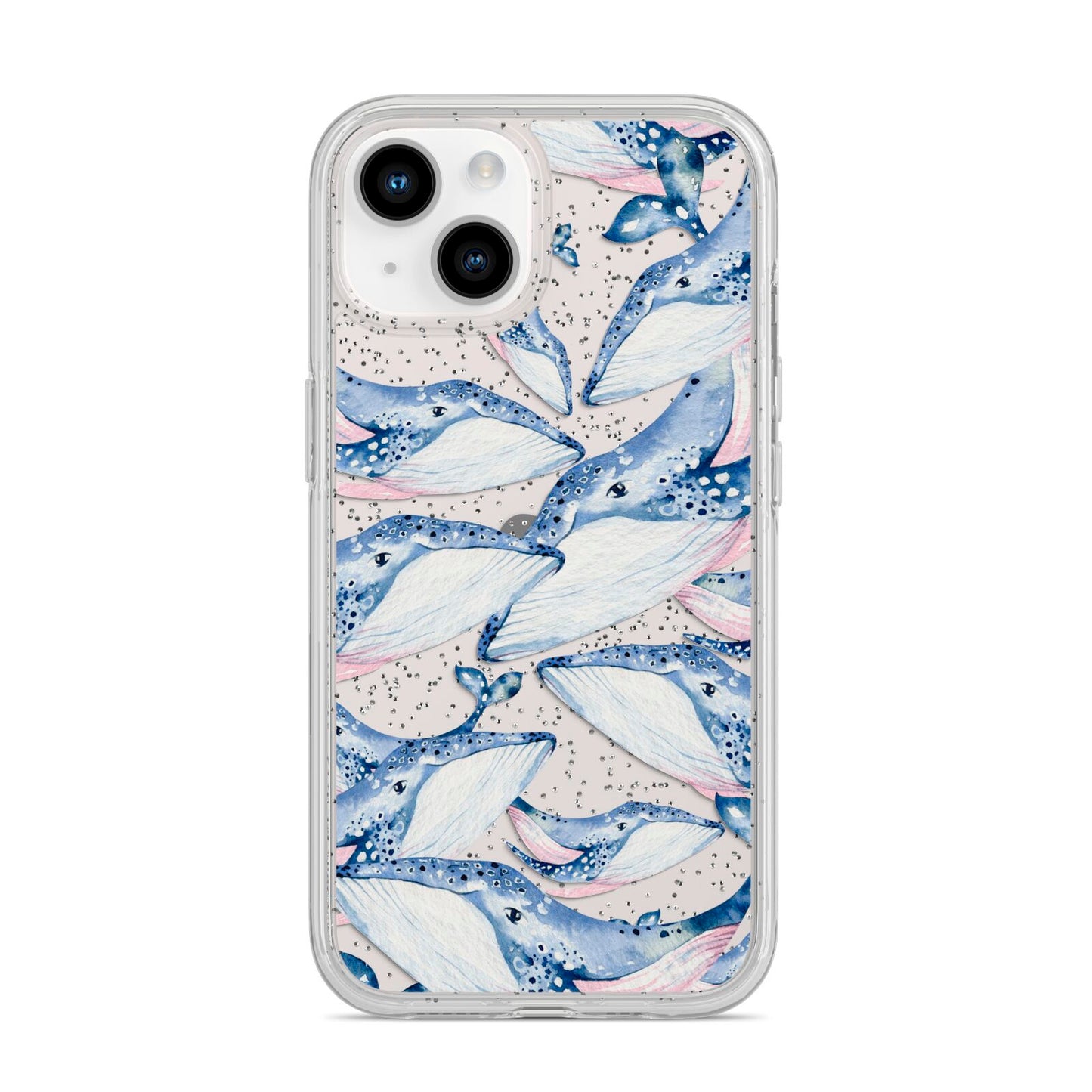 Whale iPhone 14 Glitter Tough Case Starlight