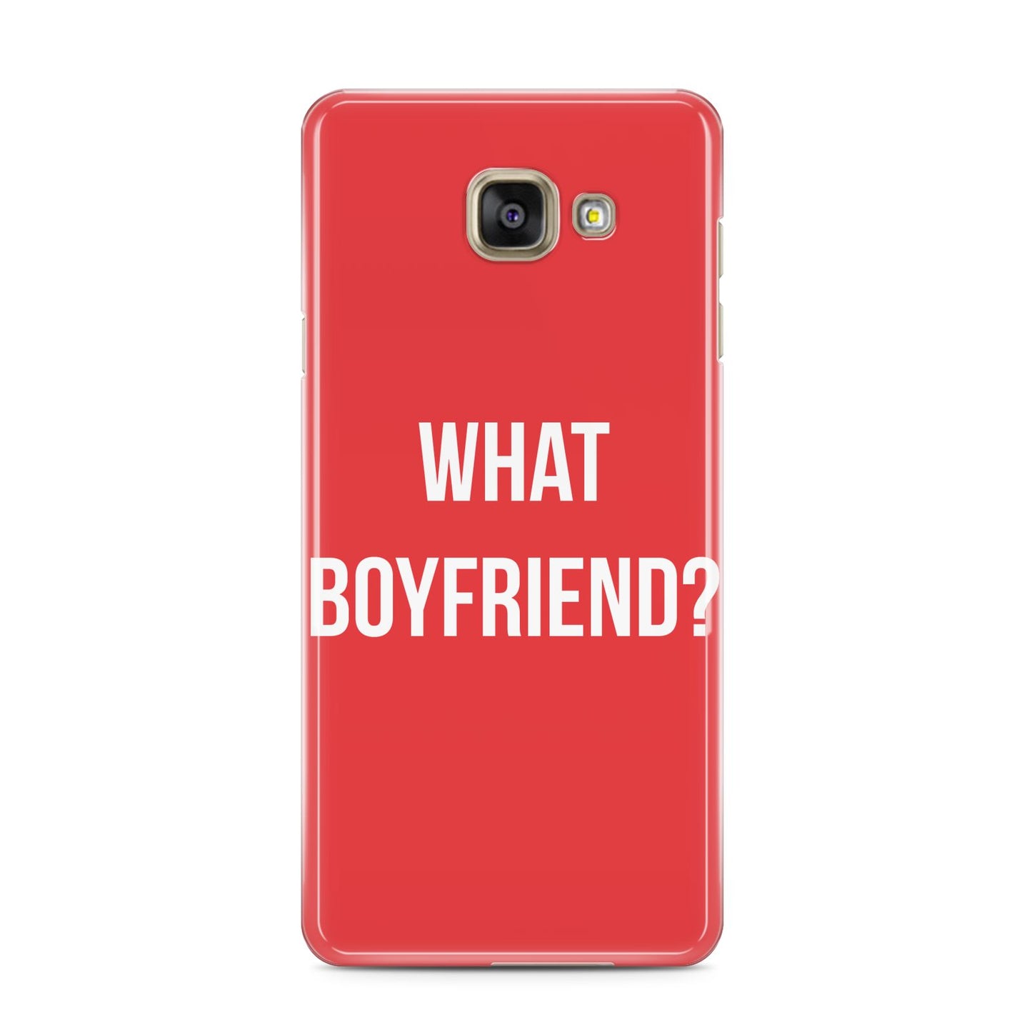 What Boyfriend Samsung Galaxy A3 2016 Case on gold phone