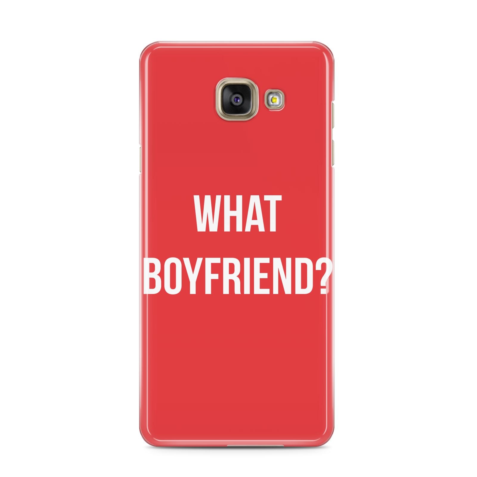 What Boyfriend Samsung Galaxy A3 2016 Case on gold phone