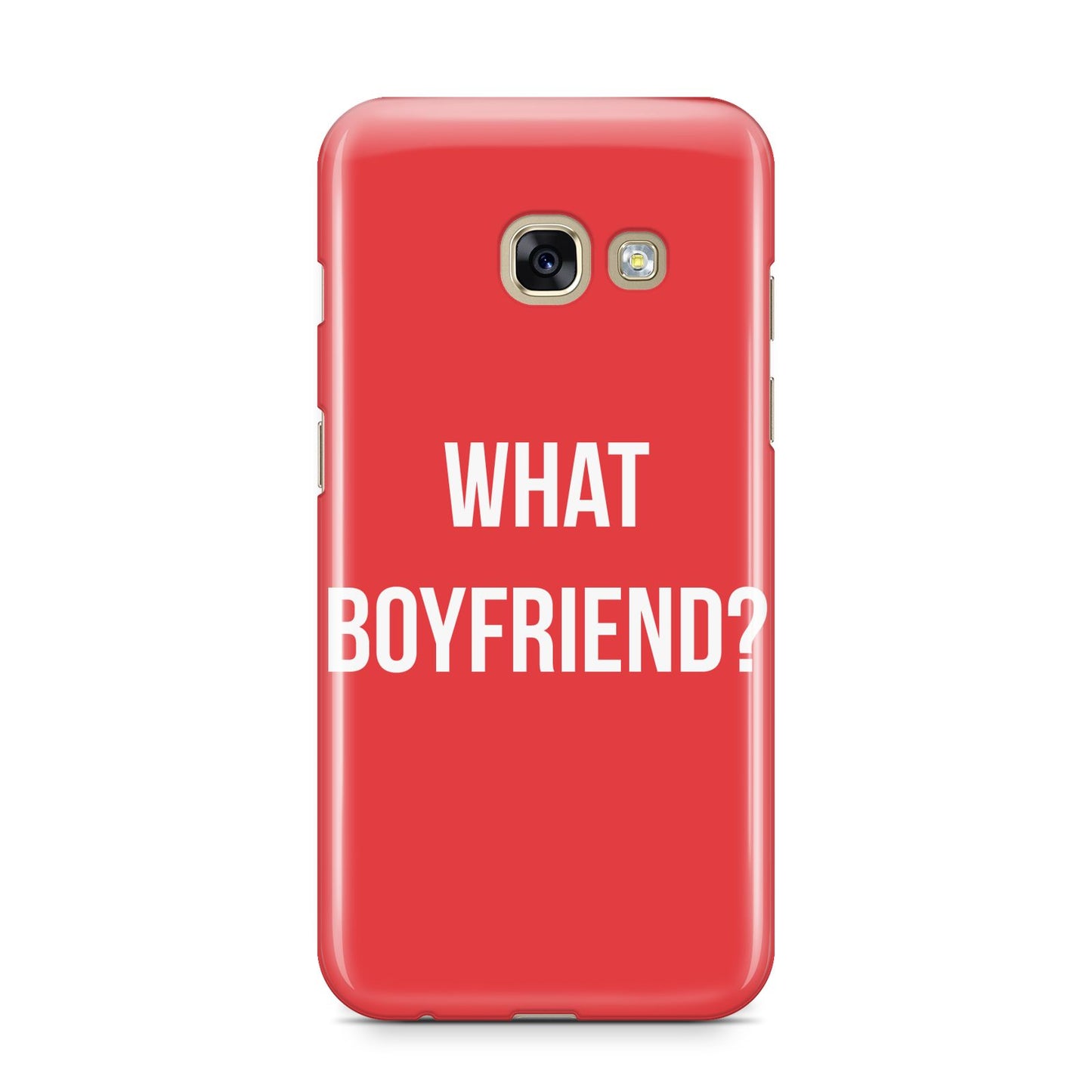 What Boyfriend Samsung Galaxy A3 2017 Case on gold phone