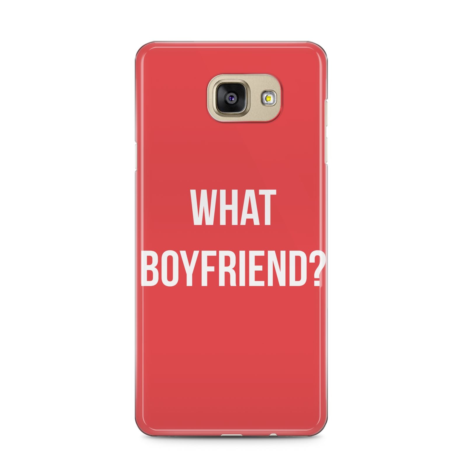 What Boyfriend Samsung Galaxy A5 2016 Case on gold phone