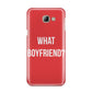What Boyfriend Samsung Galaxy A8 2016 Case