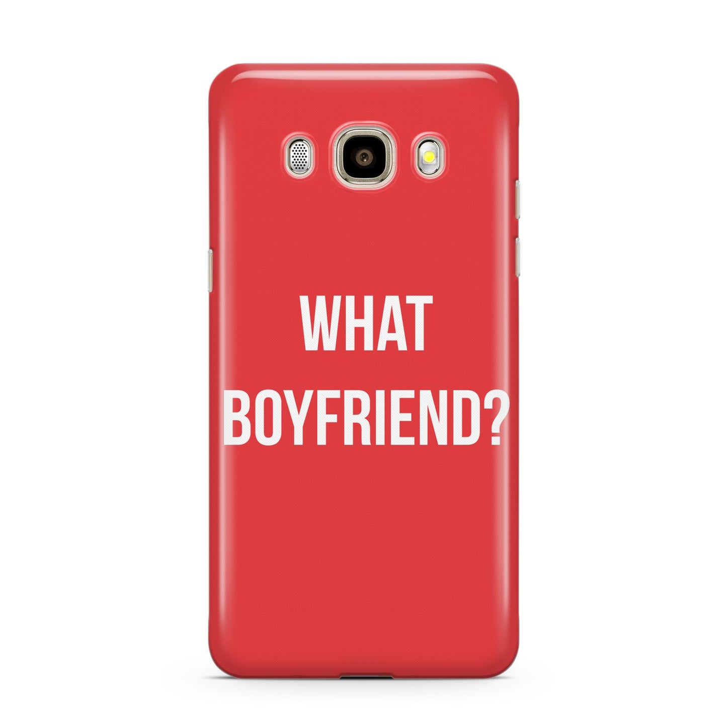 What Boyfriend Samsung Galaxy J7 2016 Case on gold phone