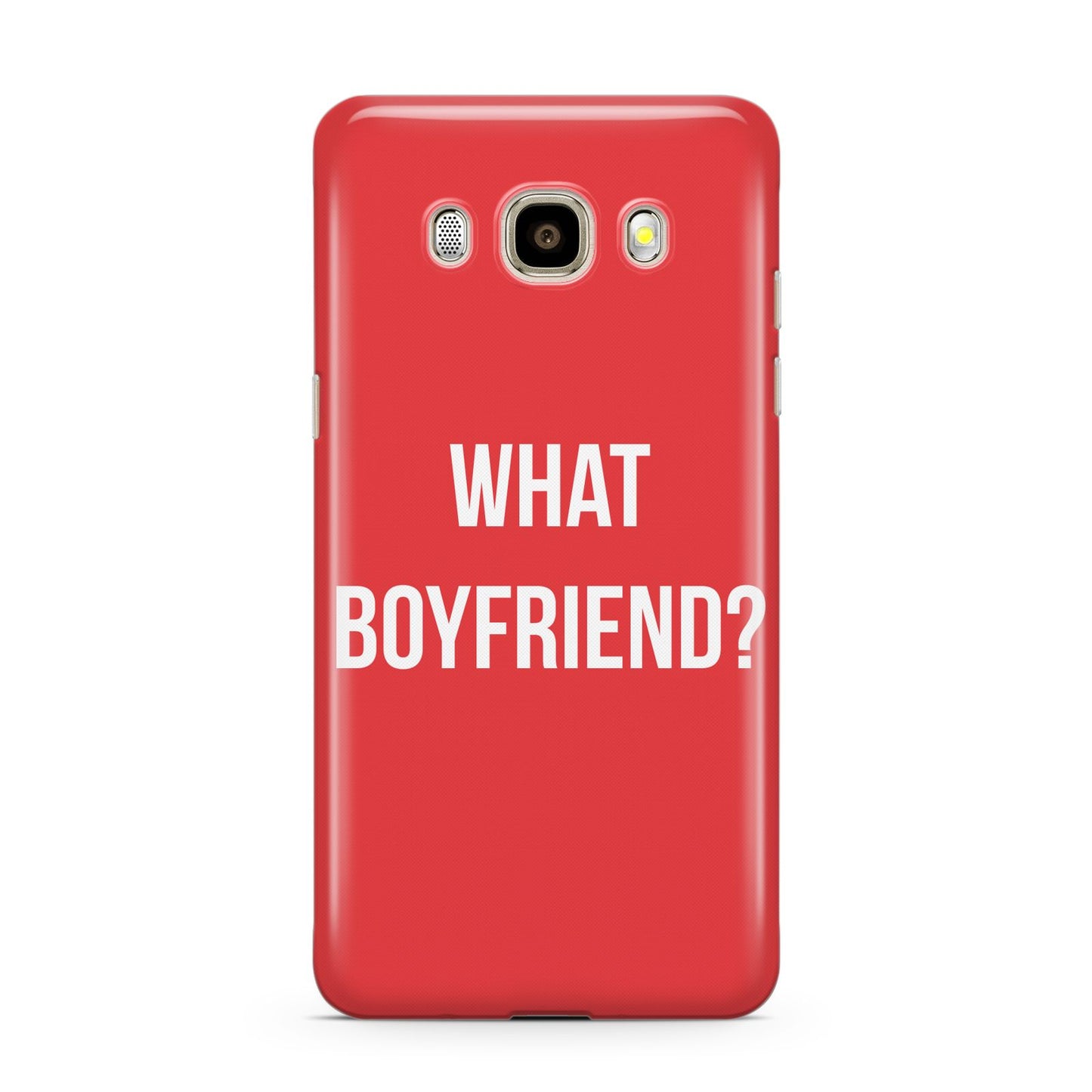 What Boyfriend Samsung Galaxy J7 2016 Case on gold phone