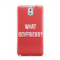 What Boyfriend Samsung Galaxy Note 3 Case