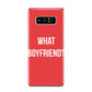 What Boyfriend Samsung Galaxy Note 8 Case