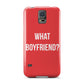 What Boyfriend Samsung Galaxy S5 Case