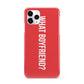 What Boyfriend iPhone 11 Pro 3D Snap Case