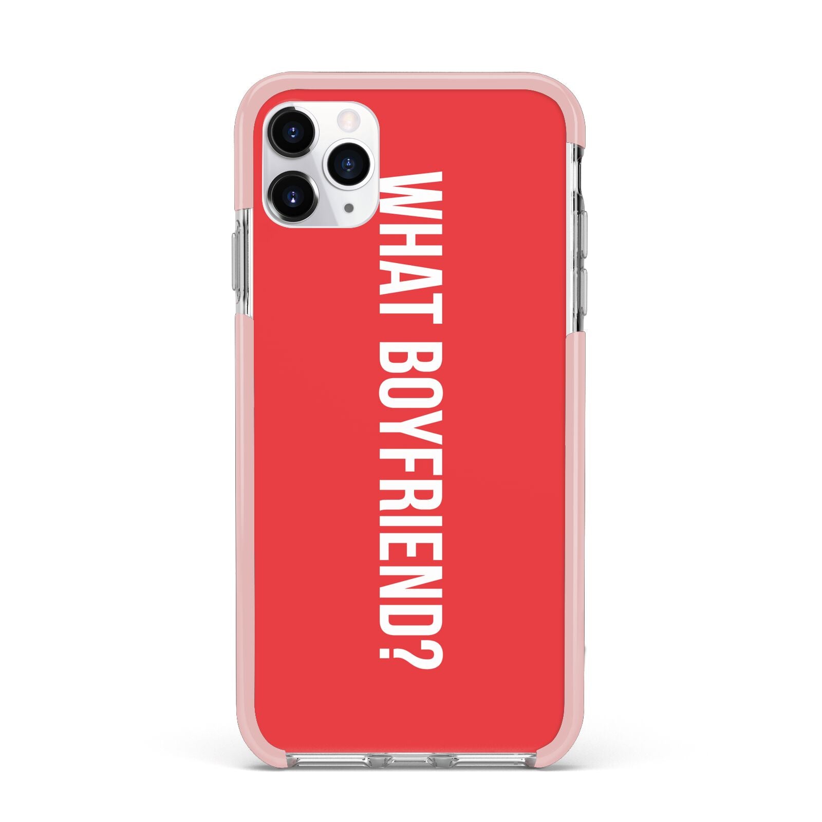 What Boyfriend iPhone 11 Pro Max Impact Pink Edge Case