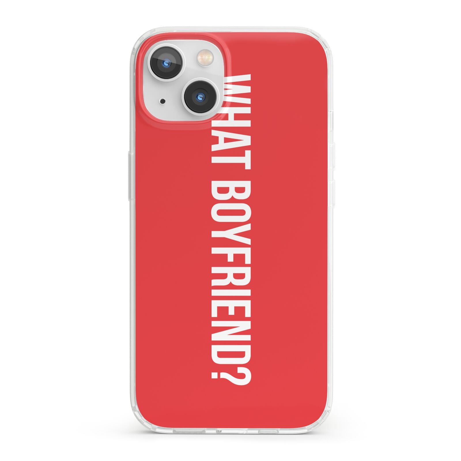 What Boyfriend iPhone 13 Clear Bumper Case
