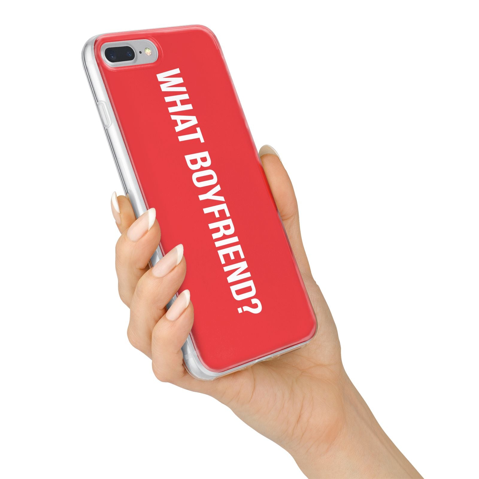What Boyfriend iPhone 7 Plus Bumper Case on Silver iPhone Alternative Image