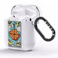 Wheel of Fortune Tarot Card AirPods Clear Case Side Image