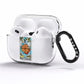 Wheel of Fortune Tarot Card AirPods Pro Clear Case Side Image