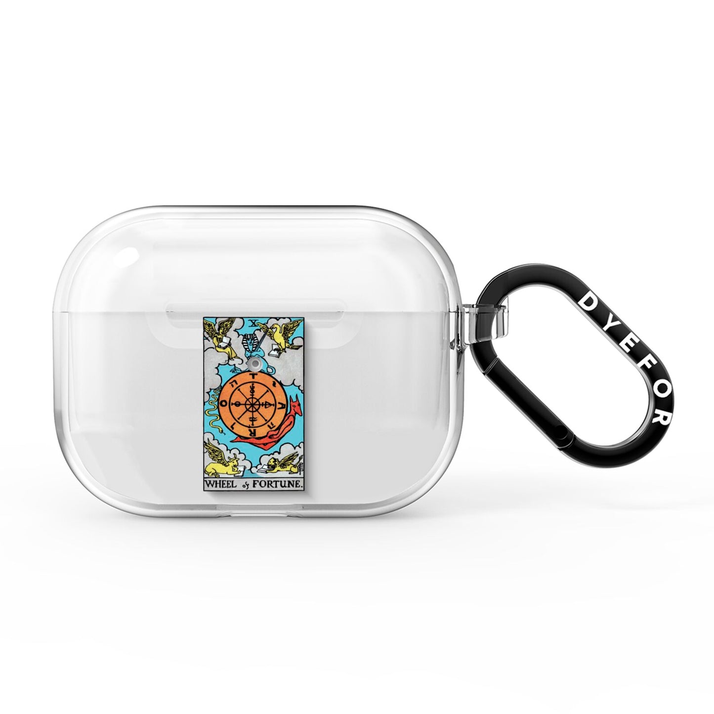 Wheel of Fortune Tarot Card AirPods Pro Clear Case