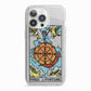 Wheel of Fortune Tarot Card iPhone 13 Pro TPU Impact Case with White Edges