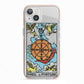 Wheel of Fortune Tarot Card iPhone 13 TPU Impact Case with Pink Edges