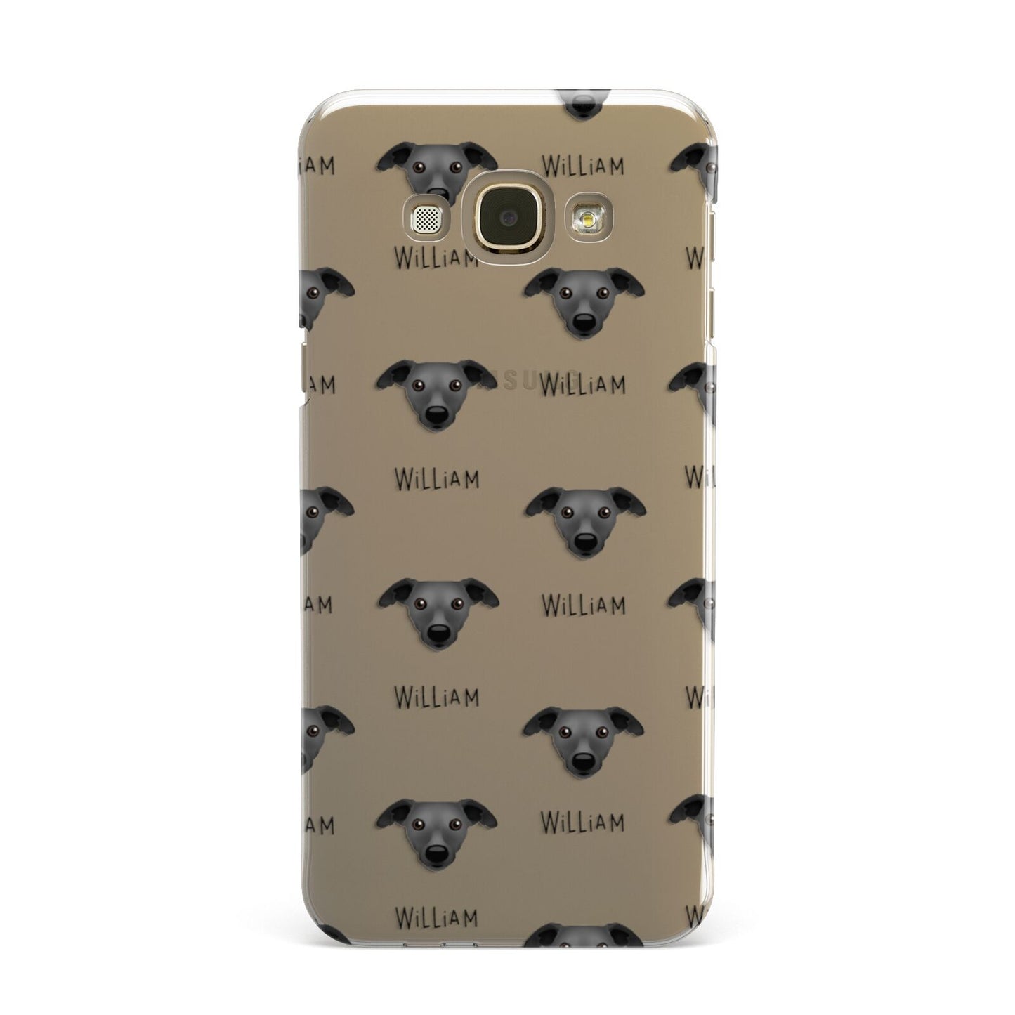 Whippet Icon with Name Samsung Galaxy A8 Case