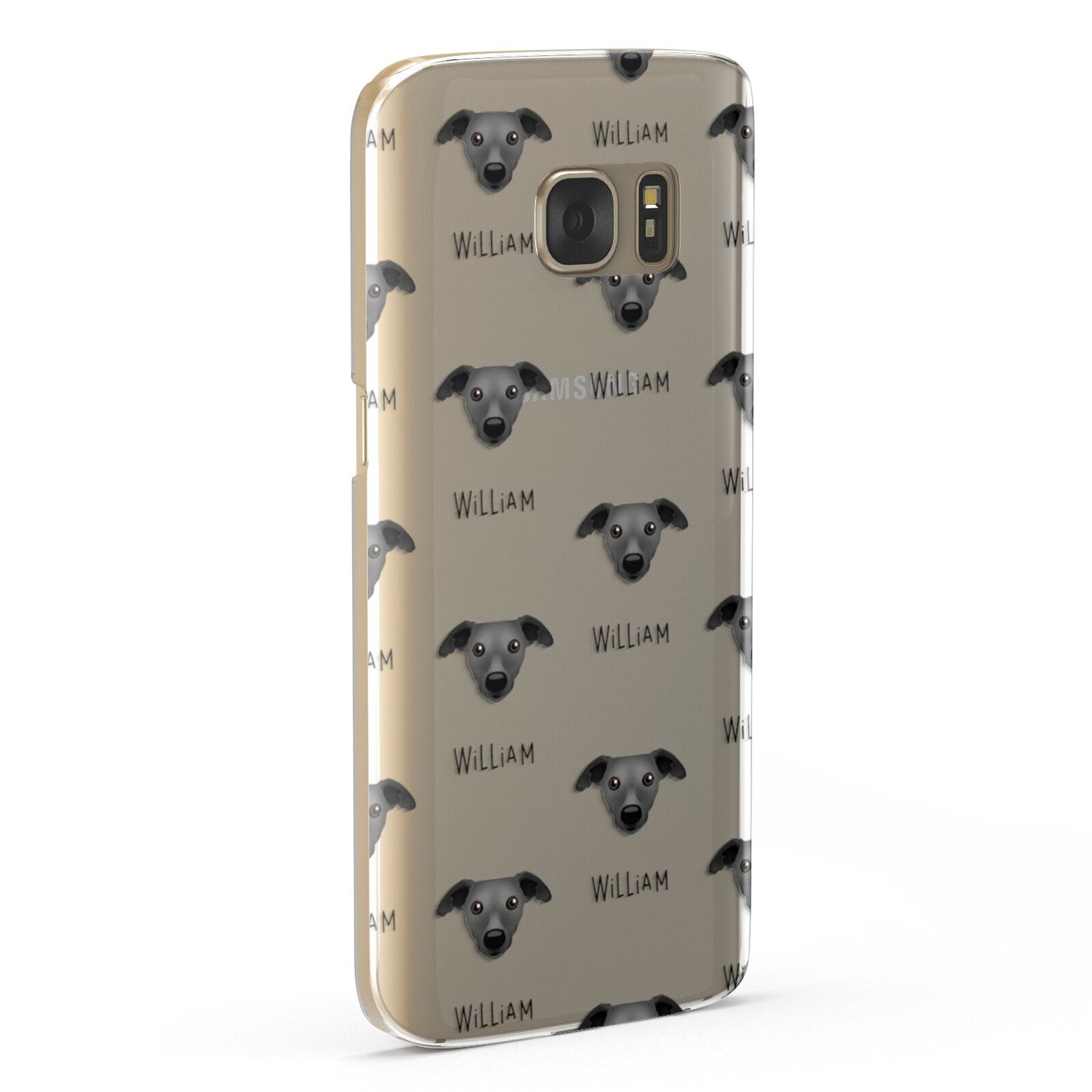 Whippet Icon with Name Samsung Galaxy Case Fourty Five Degrees