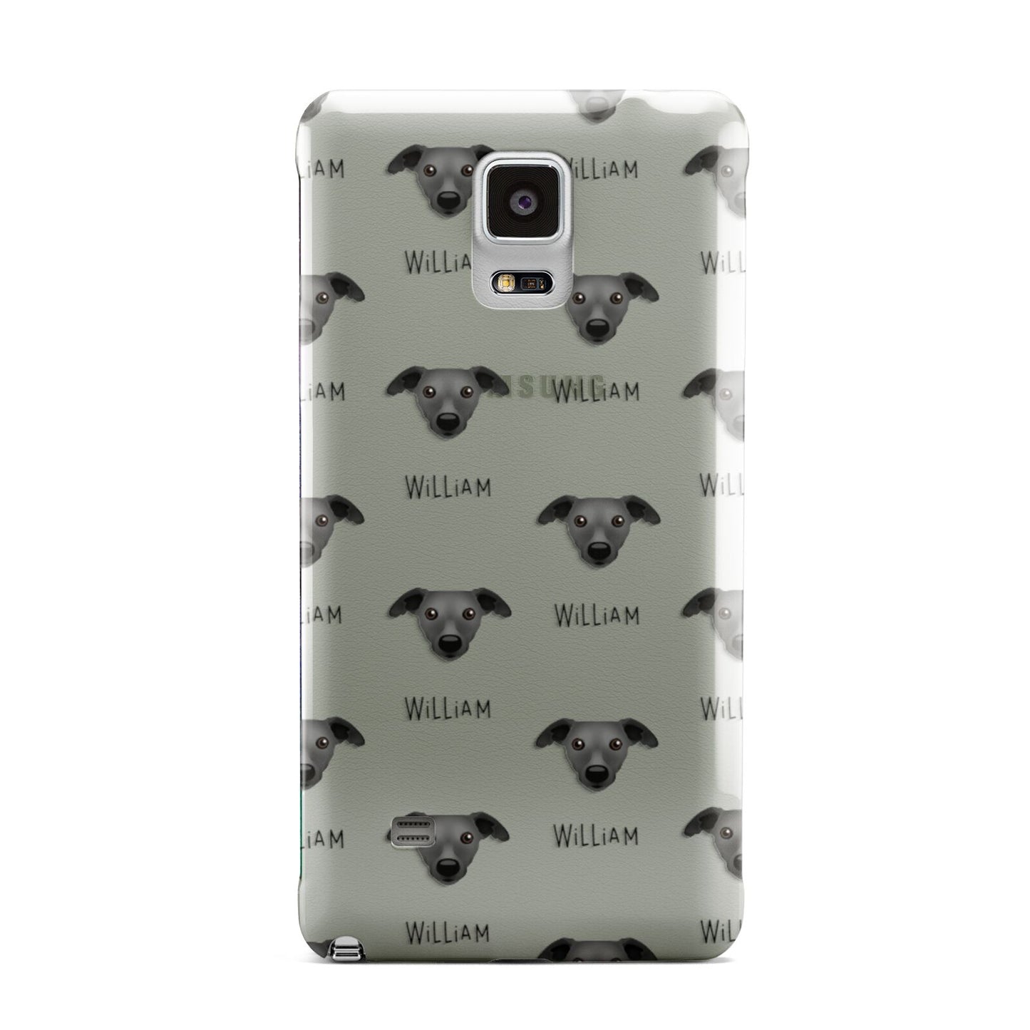 Whippet Icon with Name Samsung Galaxy Note 4 Case