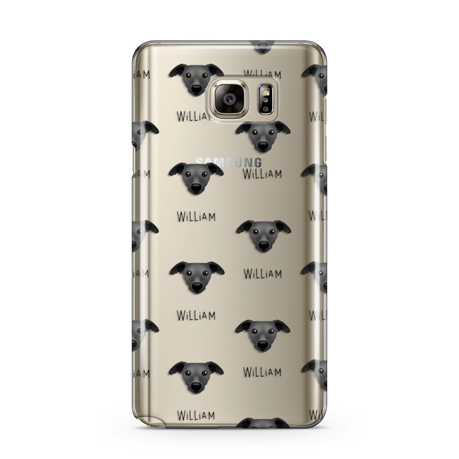 Whippet Icon with Name Samsung Galaxy Note 5 Case