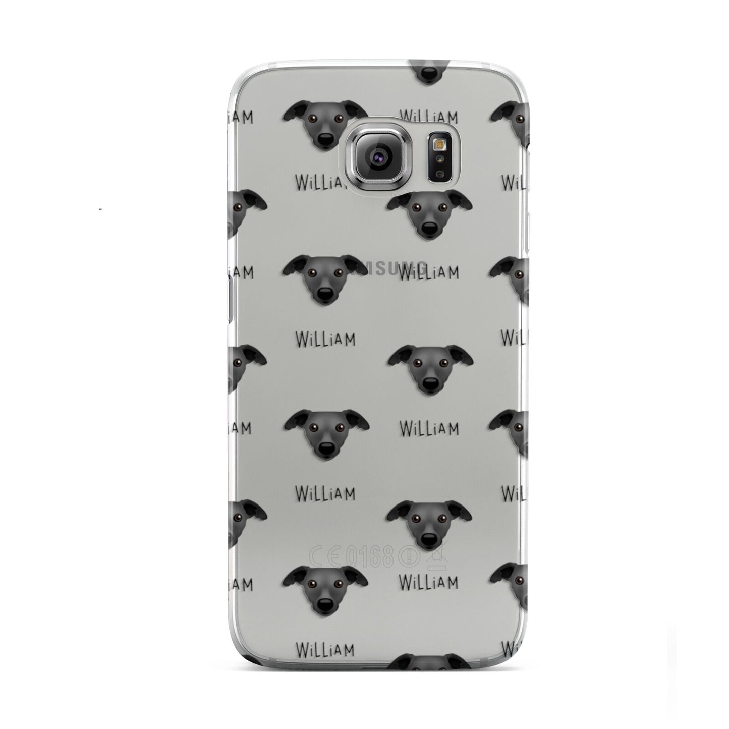 Whippet Icon with Name Samsung Galaxy S6 Case