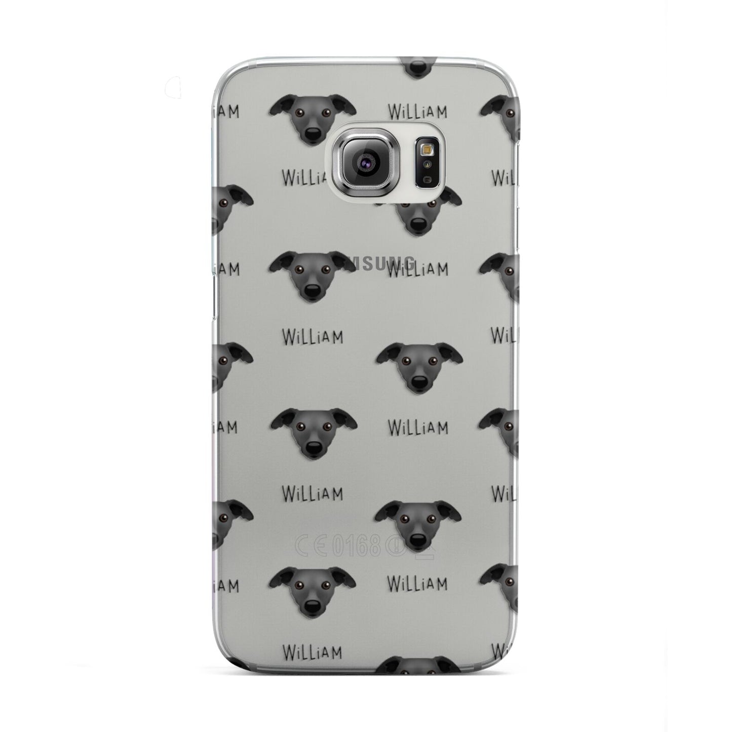 Whippet Icon with Name Samsung Galaxy S6 Edge Case