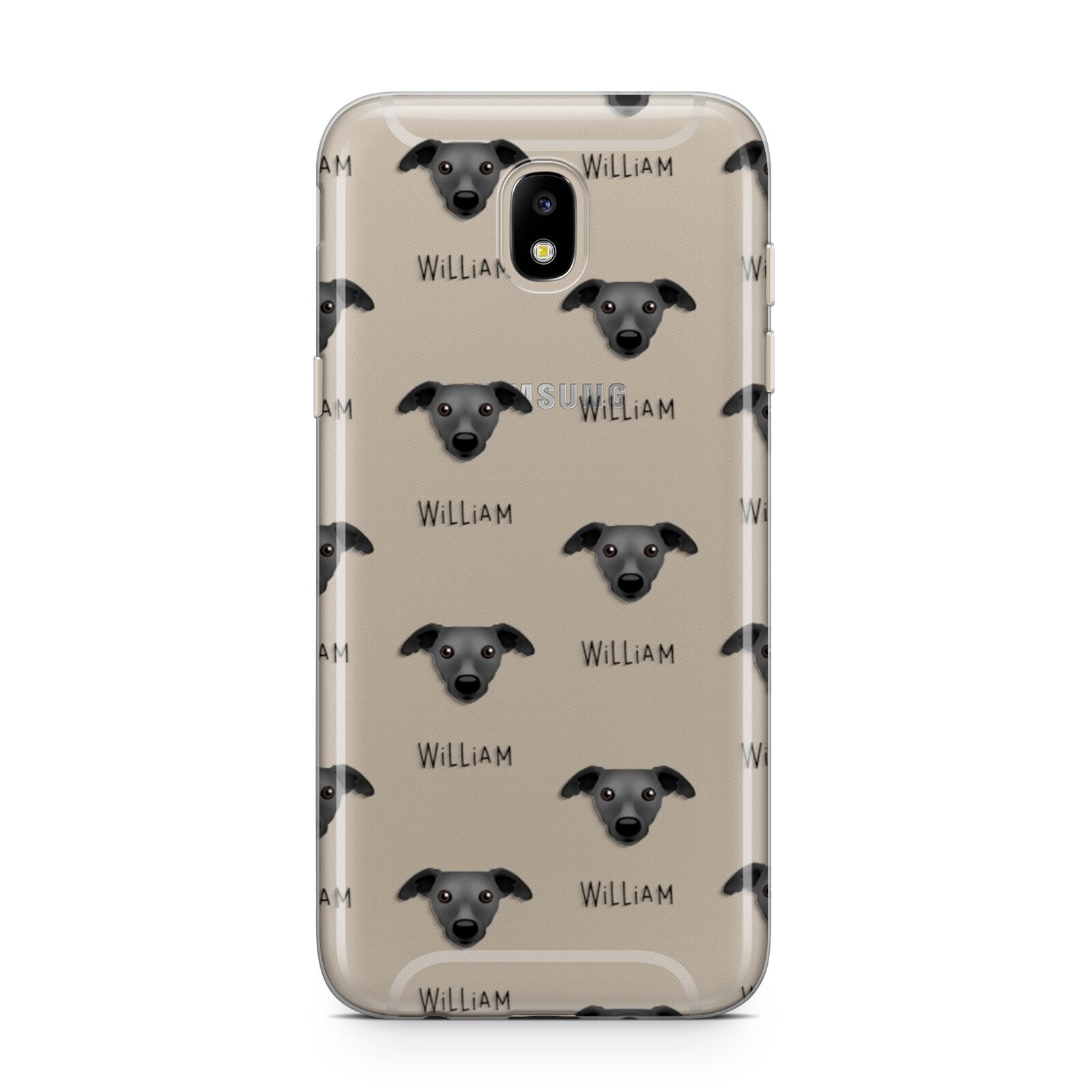 Whippet Icon with Name Samsung J5 2017 Case