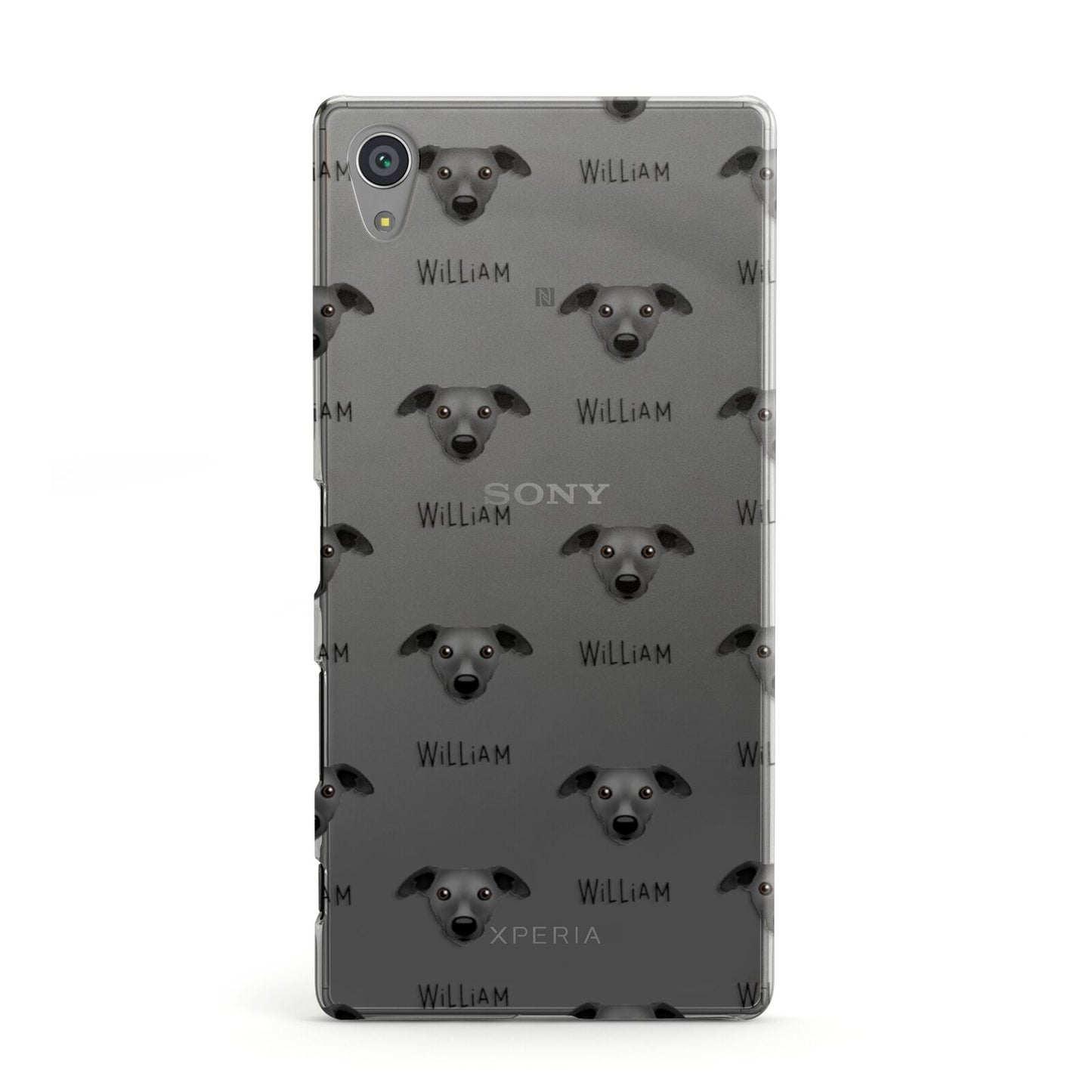 Whippet Icon with Name Sony Xperia Case