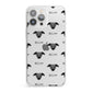 Whippet Icon with Name iPhone 13 Pro Max Clear Bumper Case