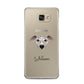Whippet Personalised Samsung Galaxy A5 2016 Case on gold phone